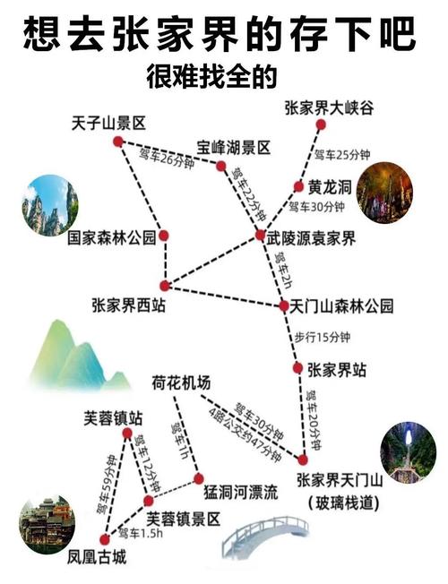 湖南张家界周边自驾游推荐及攻略,自驾去张家界旅游四天三晚攻略及费用...