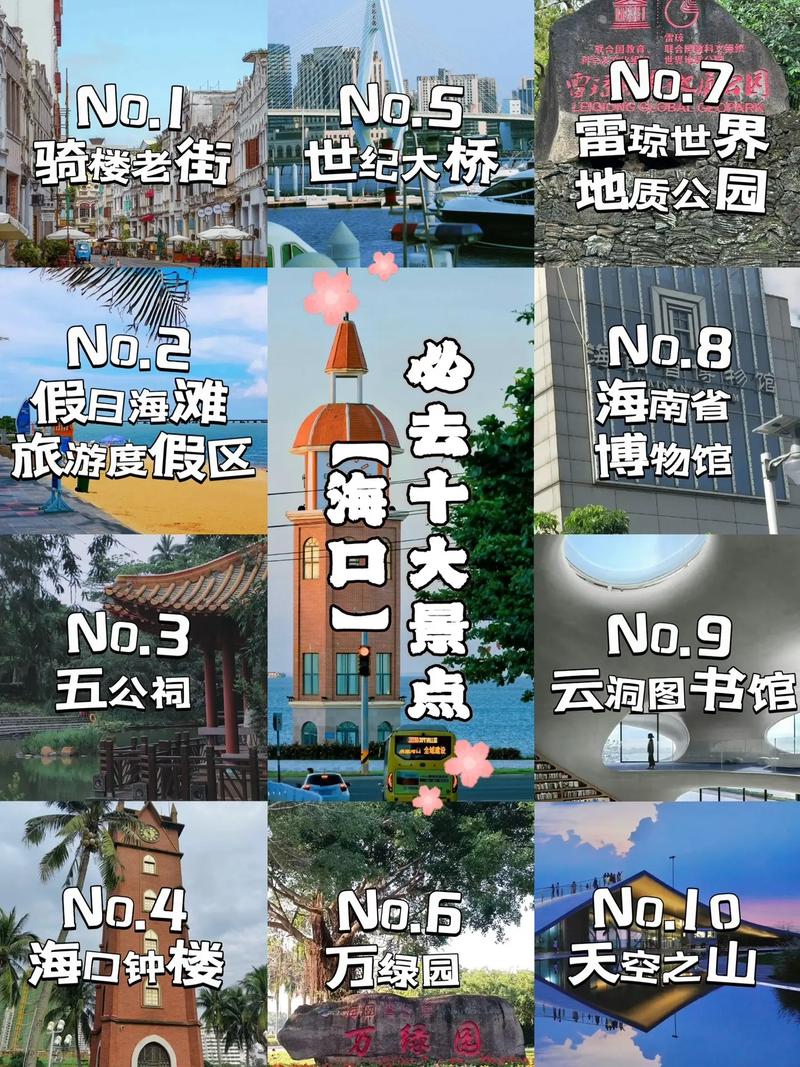 海口周边旅游景点有哪些