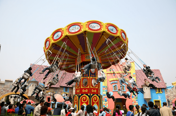 大连海昌发现王国过山车