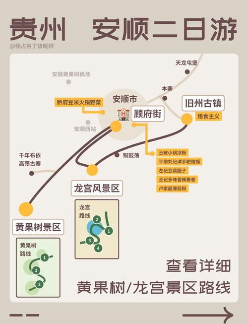 贵州旅游景点地图