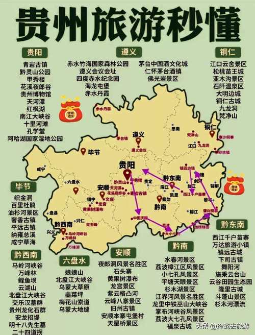 贵州旅游地图秒懂本地人熬夜总结