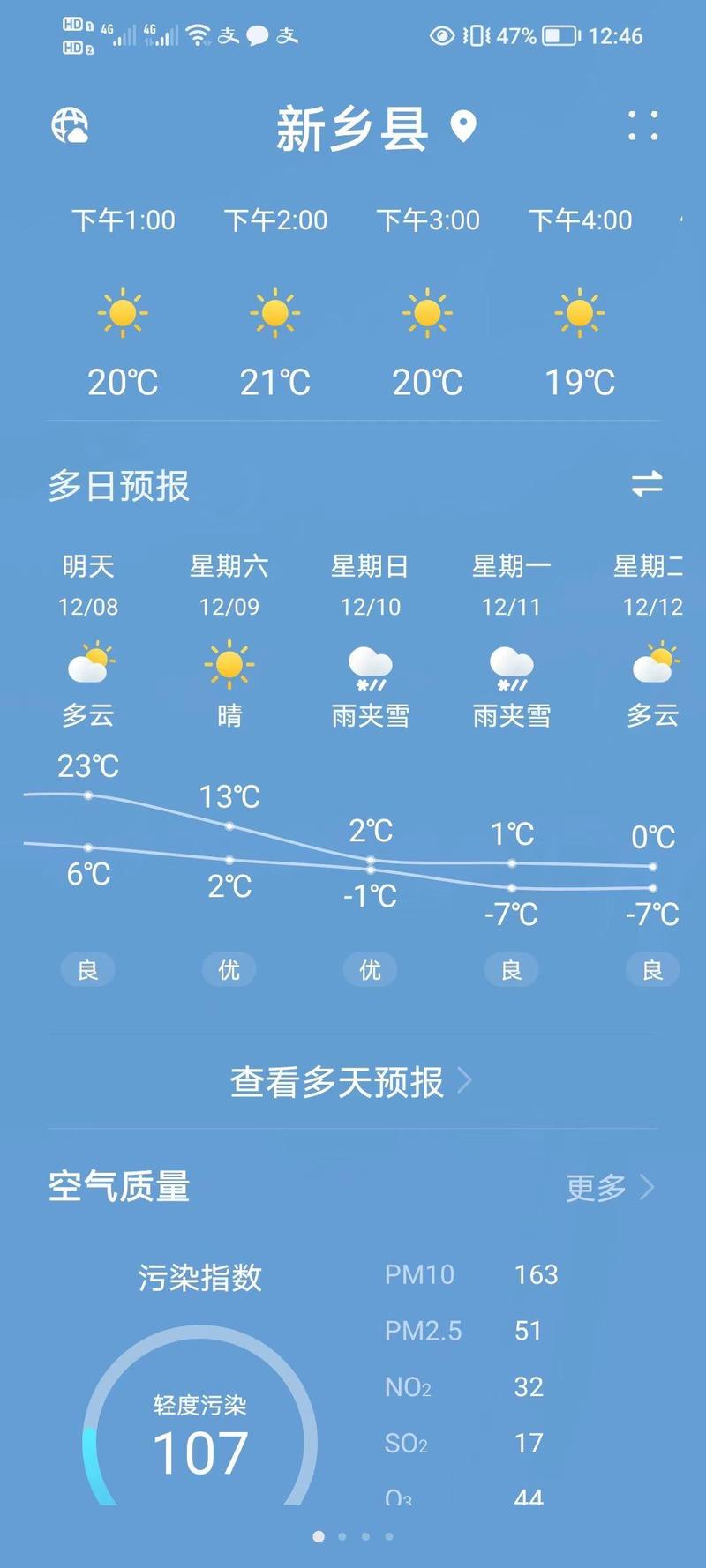 新乡近30天气预报