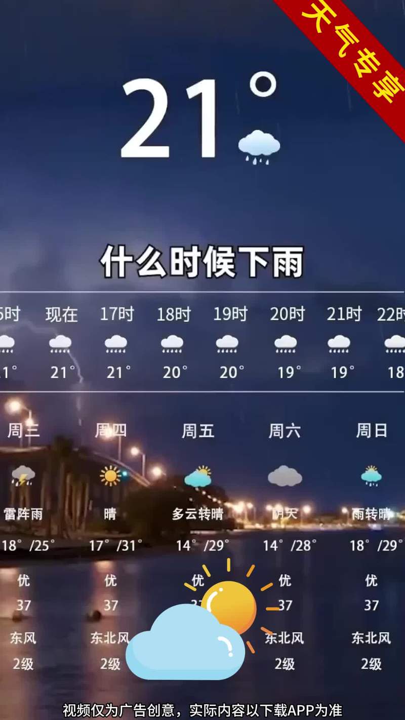 哪个天气预报软件能精确到几点下雨?