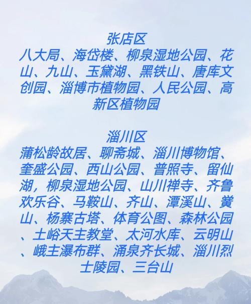 淄博免费旅游景点