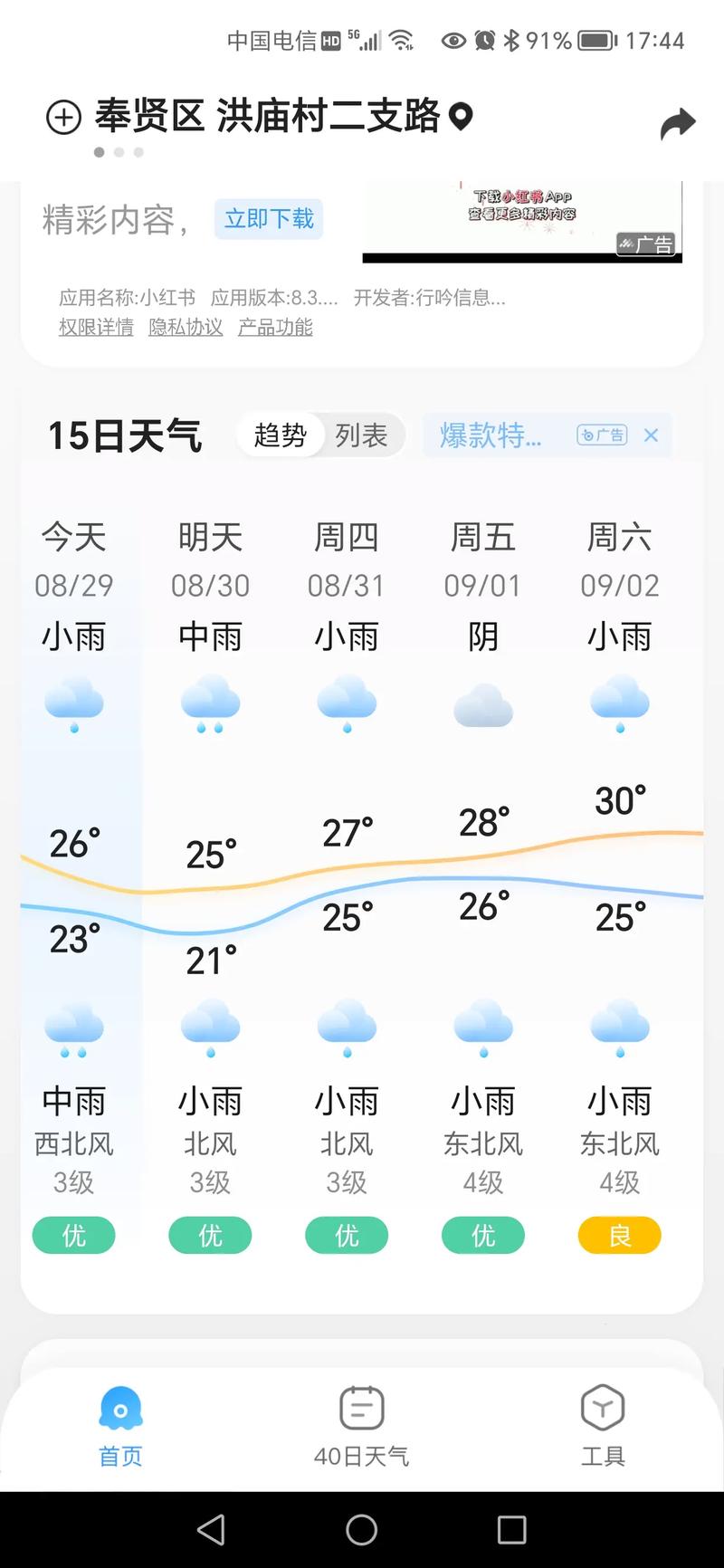 近15天来上海天气如何