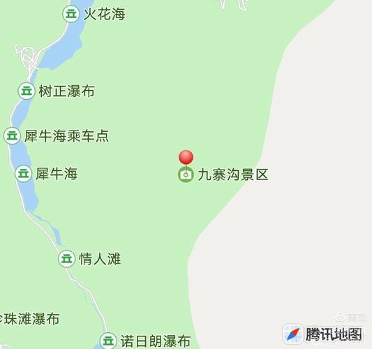 诺日朗瀑布位于哪里