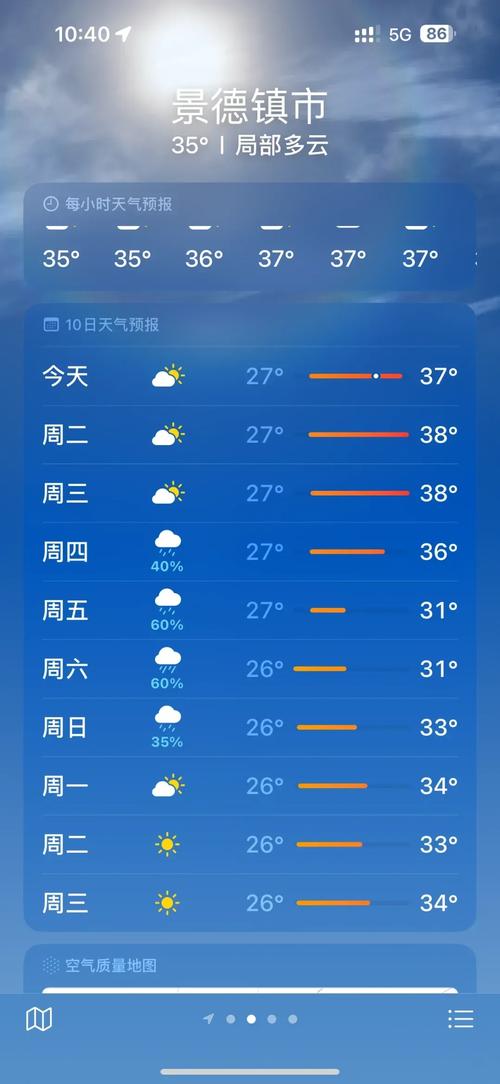 景德镇天气9月23号一28号