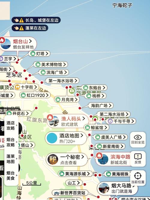 烟台三日游最佳攻略,详细行程安排及景点推荐