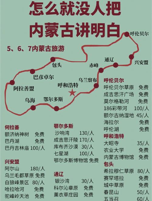 内蒙古旅游攻略自由行最佳路线