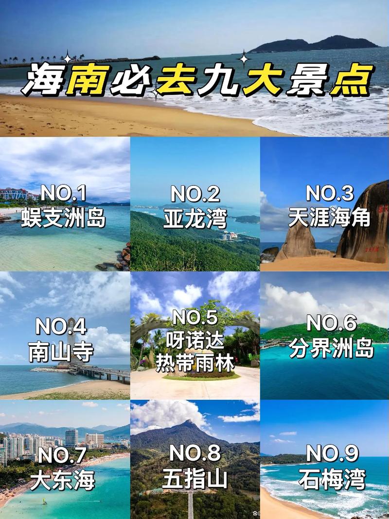 海南前十旅游景点