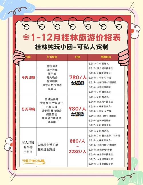 跟团去桂林大概多少钱,跟团旅游桂林多少钱