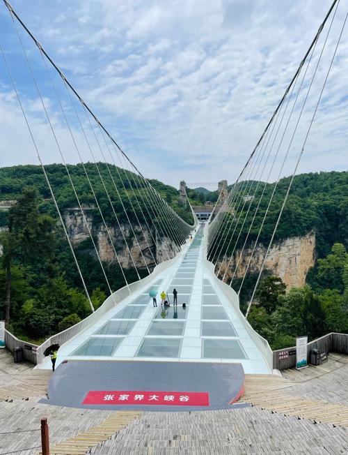 张家界的玻璃桥在哪个景区