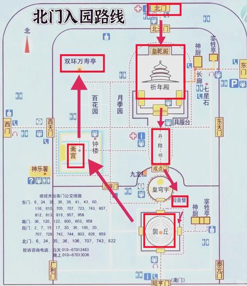 北京天坛旅游攻略天坛公园最佳路线