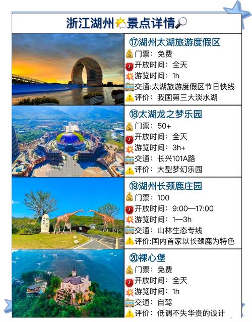 湖州旅游必去前十景点推荐