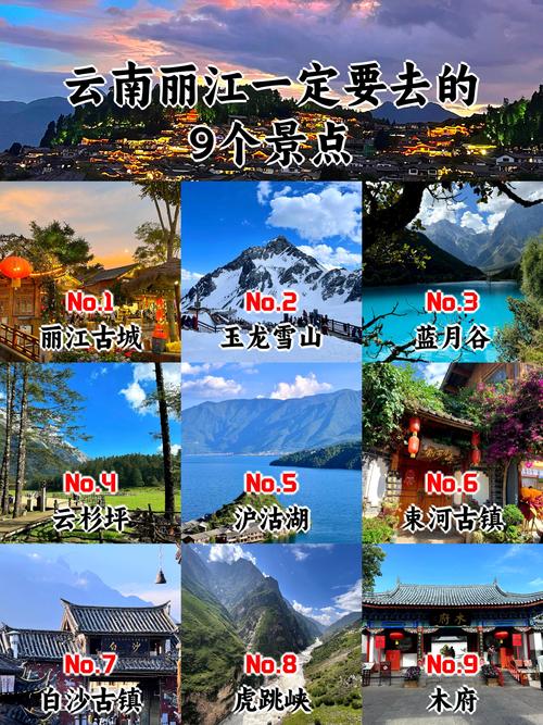 云南丽江前十旅游景点