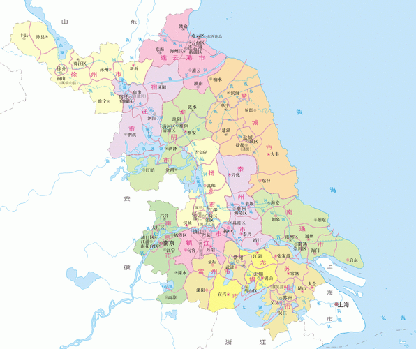 江苏省地图全图高清版大图