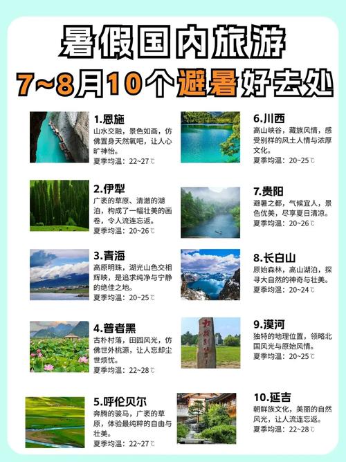 7-8月旅游国内最佳地推荐