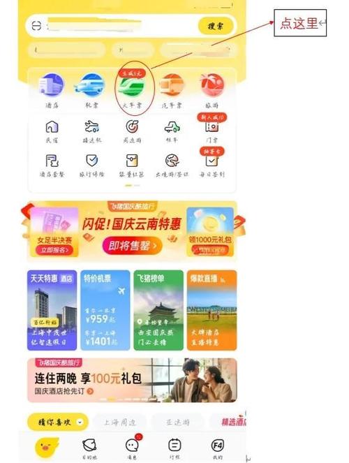 怎么使用飞猪买票