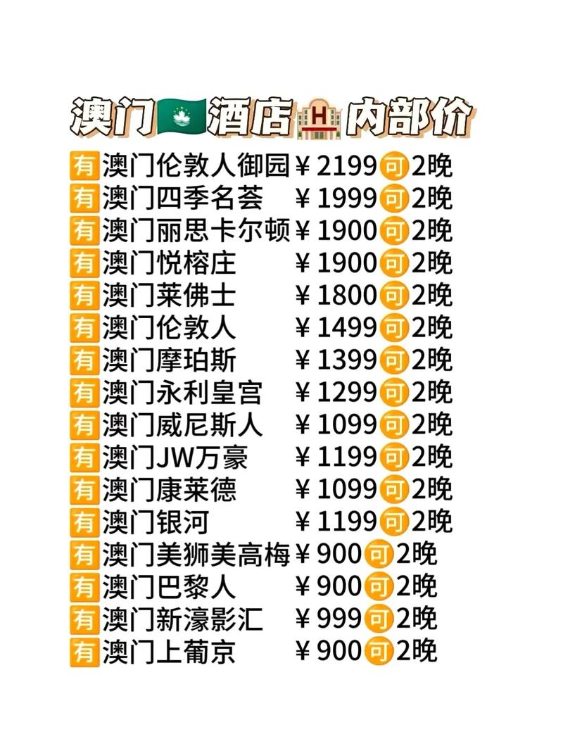 旅行社澳门一日游报价