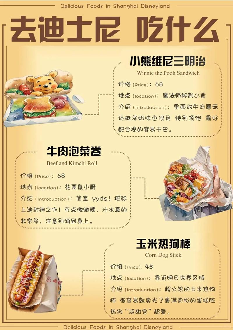 上海迪士尼带食物攻略带吃的吗