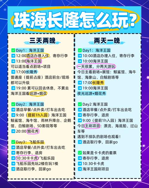 珠海长隆海洋王国游玩攻略