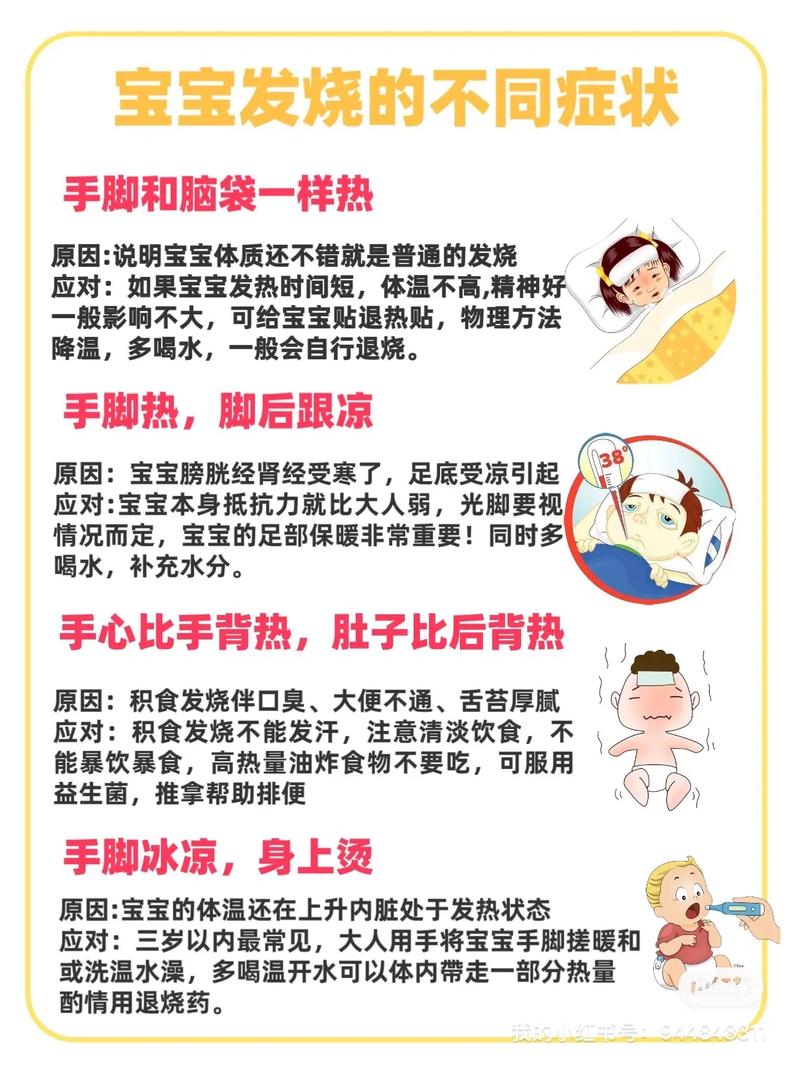 五个月宝宝发烧,不出汗,头和后背都很烫,但手脚冰凉是什么原因?该怎么办...