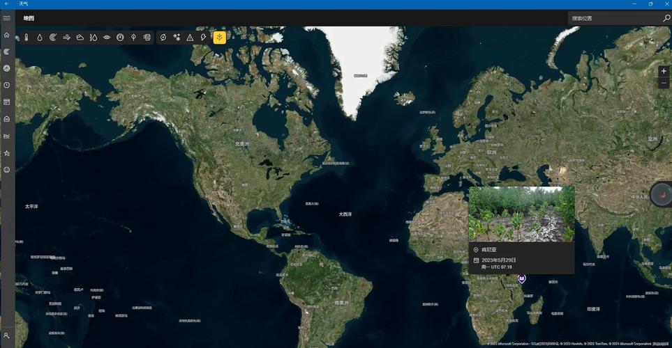 如何看到卫星地图实景?