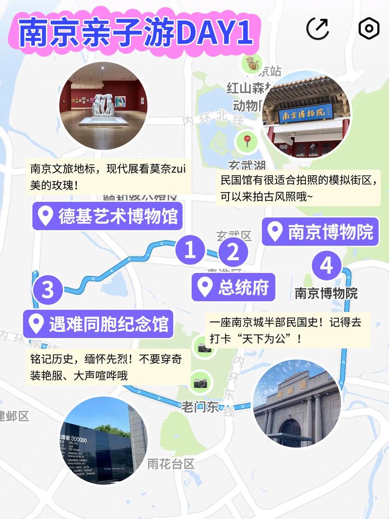 8个必去景点南京人一日游攻略,每个景点都在地铁线上,拿走不谢