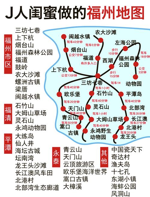 福州周边最新自驾游路线推荐