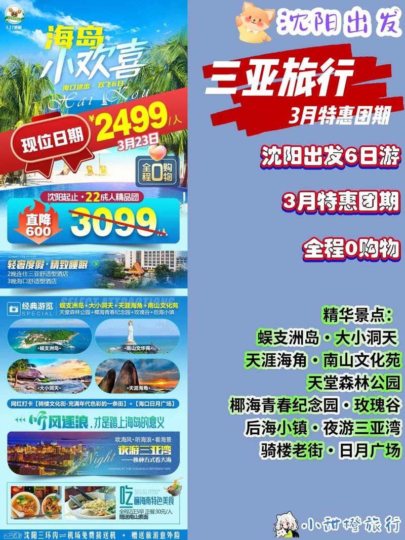 沈阳三亚旅游报价(沈阳去海南三亚旅游要多少钱)