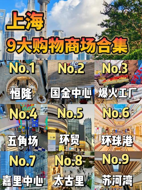 上海年轻人必去的商场,时尚潮流购物指南