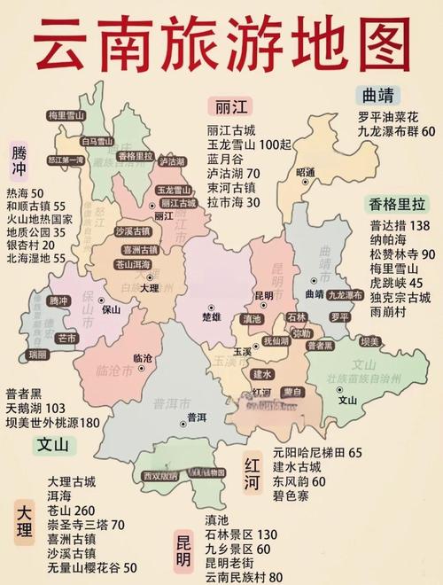 第一次来云南该怎么玩?完整地图攻略来咯