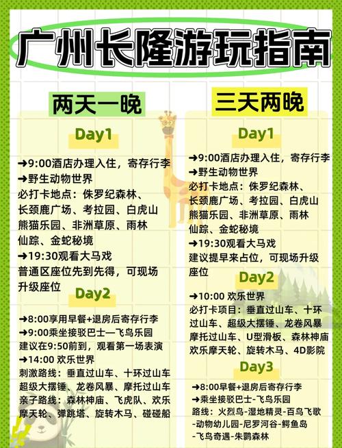 广州长隆旅游攻略最佳方案