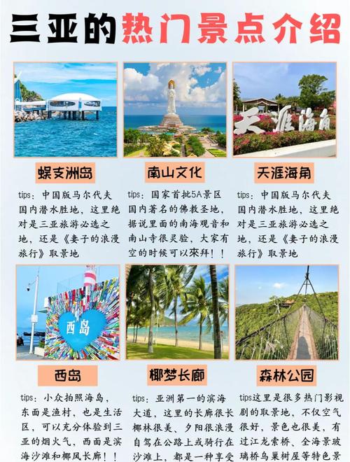 三亚比较好玩的地方排名,哪些景点值得一去?