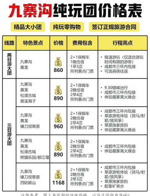 重庆到九寨沟旅游报团(重庆跟团去九寨沟旅游多少钱)