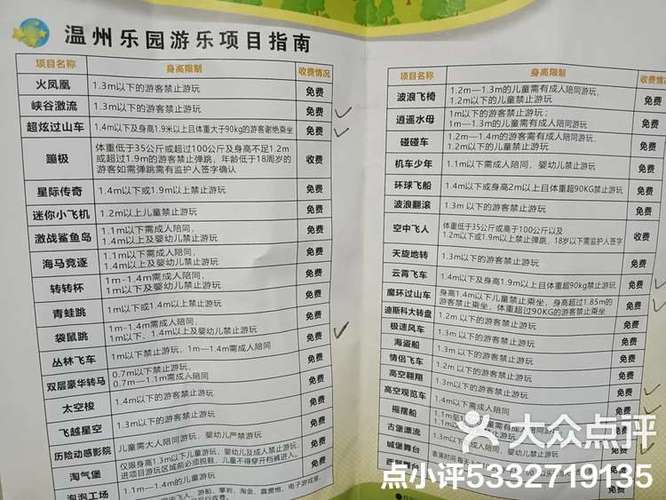 玛雅水上乐园费用表,玛雅水上乐园多少钱一张票