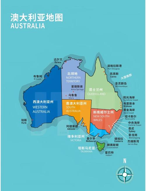 澳大利亚在我国的哪个方向?