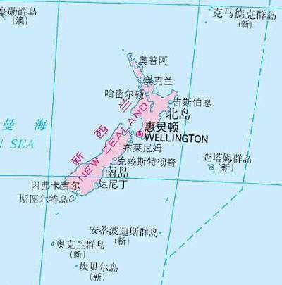 新西兰和爱尔兰是一个地方吗